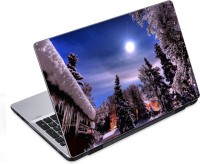 ezyPRNT Beautiful and Chilly Winter Nature (14 to 14.9 inch) Vinyl Laptop Decal 14   Laptop Accessories  (ezyPRNT)