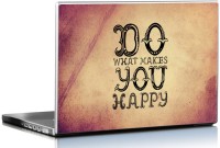 Seven Rays Do What Makes You Happy Vinyl Laptop Decal 15.6   Laptop Accessories  (Seven Rays)