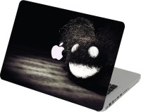 Swagsutra Swagsutra Black And White Smile Laptop Skin/Decal For MacBook Air 13 Vinyl Laptop Decal 13   Laptop Accessories  (Swagsutra)