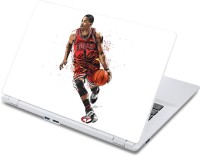 ezyPRNT Basket Ball in Hand Sports (13 to 13.9 inch) Vinyl Laptop Decal 13   Laptop Accessories  (ezyPRNT)