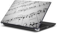 Rangeele Inkers Music Notes On Paper Vinyl Laptop Decal 15.6   Laptop Accessories  (Rangeele Inkers)