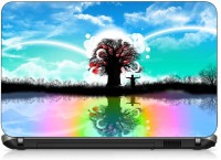 View VI Collections TREE ILLUSION COLOR pvc Laptop Decal 15.6 Laptop Accessories Price Online(VI Collections)