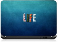 VI Collections life it goes on PRINTED VINYL Laptop Decal 15.6   Laptop Accessories  (VI Collections)