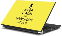 ezyPRNT Keep Calm and Gangnam Style (15 to 15.6 inch) Vinyl Laptop Decal 15   Laptop Accessories  (ezyPRNT)