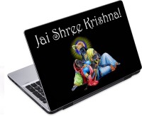 ezyPRNT Jai Shree Krishna (14 to 14.9 inch) Vinyl Laptop Decal 14   Laptop Accessories  (ezyPRNT)