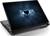 Theskinmantra I Love Music Skin Vinyl Laptop Decal 15.6   Laptop Accessories  (Theskinmantra)