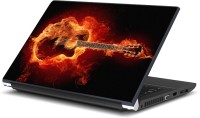 Rangeele Inkers Burning Guitar Vinyl Laptop Decal 15.6   Laptop Accessories  (Rangeele Inkers)