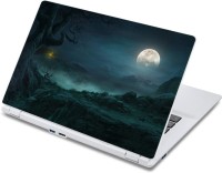 ezyPRNT Full Moon Night In Jungle (13 to 13.9 inch) Vinyl Laptop Decal 13   Laptop Accessories  (ezyPRNT)