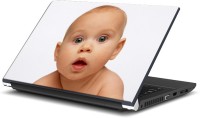 View Rangeele Inkers Cute Baby Watching Vinyl Laptop Decal 15.6 Laptop Accessories Price Online(Rangeele Inkers)