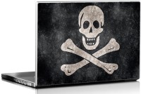 Seven Rays Skull & Bone Vinyl Laptop Decal 15.6   Laptop Accessories  (Seven Rays)