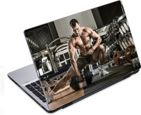 ezyPRNT Strong Workout Body Building (14 to 14.9 inch) Vinyl Laptop Decal 14   Laptop Accessories  (ezyPRNT)