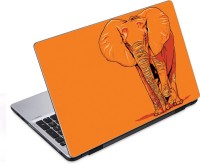 ezyPRNT Elephant Outline Expression (14 to 14.9 inch) Vinyl Laptop Decal 14   Laptop Accessories  (ezyPRNT)