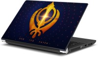 ezyPRNT Khanda (15 to 15.6 inch) Vinyl Laptop Decal 15   Laptop Accessories  (ezyPRNT)