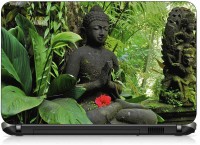 VI Collections old budha statue IMPORTED VINYL Laptop Decal 15.6   Laptop Accessories  (VI Collections)
