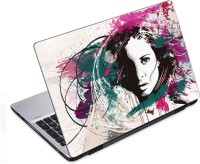 ezyPRNT Expression of Girl O (14 to 14.9 inch) Vinyl Laptop Decal 14   Laptop Accessories  (ezyPRNT)