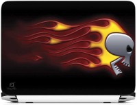 FineArts Skull Fire Vinyl Laptop Decal 15.6   Laptop Accessories  (FineArts)