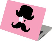 Swagsutra Swagsutra Hat And Thick Mustache Laptop Skin/Decal For MacBook Air 13 Vinyl Laptop Decal 13   Laptop Accessories  (Swagsutra)