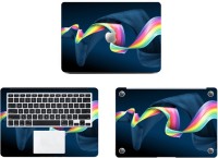 Swagsutra Coloured Fabric Skin Vinyl Laptop Decal 11   Laptop Accessories  (Swagsutra)