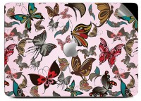 Swagsutra Colourful Butterflies Vinyl Laptop Decal 15   Laptop Accessories  (Swagsutra)