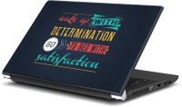 Rangeele Inkers Goto Bed With Satisfication Vinyl Laptop Decal 15.6   Laptop Accessories  (Rangeele Inkers)