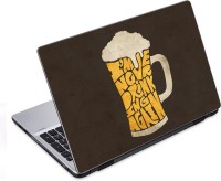 ezyPRNT beer drinking (14 inch) Vinyl Laptop Decal 14   Laptop Accessories  (ezyPRNT)
