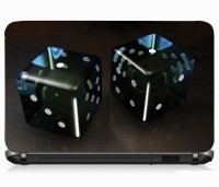 VI Collections 3D DICE IMPORTED VINYL Laptop Decal 15.5   Laptop Accessories  (VI Collections)