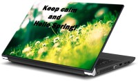ezyPRNT Keep Calm and Hello Spring! (15 to 15.6 inch) Vinyl Laptop Decal 15   Laptop Accessories  (ezyPRNT)