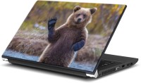 ezyPRNT Greeting Bear (15 to 15.6 inch) Vinyl Laptop Decal 15   Laptop Accessories  (ezyPRNT)