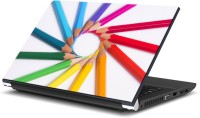 ezyPRNT Sharpened Pencil Colors making Sun (15 to 15.6 inch) Vinyl Laptop Decal 15   Laptop Accessories  (ezyPRNT)