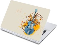 ezyPRNT Guitar Musical Instrument Music C (13 to 13.9 inch) Vinyl Laptop Decal 13   Laptop Accessories  (ezyPRNT)