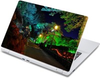 ezyPRNT zen Garden with Colorful Lights (13 to 13.9 inch) Vinyl Laptop Decal 13   Laptop Accessories  (ezyPRNT)
