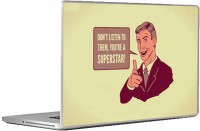 Swagsutra U R Superstar Laptop Skin/Decal For 15.6 Inch Laptop Vinyl Laptop Decal 15   Laptop Accessories  (Swagsutra)