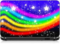 VI Collections RAINBOW & STARS pvc Laptop Decal 15.6   Laptop Accessories  (VI Collections)