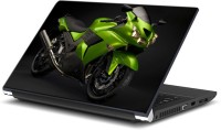 ezyPRNT Green Power Bike (15 to 15.6 inch) Vinyl Laptop Decal 15   Laptop Accessories  (ezyPRNT)