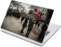 ezyPRNT The Clouds in City (13 to 13.9 inch) Vinyl Laptop Decal 13   Laptop Accessories  (ezyPRNT)