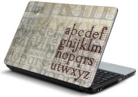 ezyPRNT Alphabet typography Vinyl Laptop Decal 15.6   Laptop Accessories  (ezyPRNT)