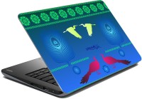 meSleep Abstract Peacock for Shrivalli Vinyl Laptop Decal 15.6   Laptop Accessories  (meSleep)