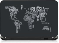 View VI Collections WORLD MAP pvc Laptop Decal 15.6 Laptop Accessories Price Online(VI Collections)