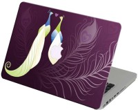 Theskinmantra Peacock Couple Laptop Skin For Apple Macbook Air 11 Inch Vinyl Laptop Decal 11   Laptop Accessories  (Theskinmantra)