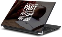 ezyPRNT Mind on Present Monk Quote (15 to 15.6 inch) Vinyl Laptop Decal 15   Laptop Accessories  (ezyPRNT)