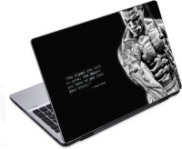 ezyPRNT Workout Motivational Quote Body Builder (14 to 14.9 inch) Vinyl Laptop Decal 14   Laptop Accessories  (ezyPRNT)