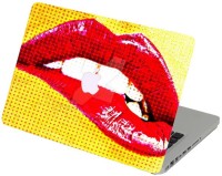 Swagsutra Swagsutra Lip Bite Laptop Skin/Decal For MacBook Air 13 Vinyl Laptop Decal 13   Laptop Accessories  (Swagsutra)
