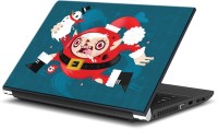 ezyPRNT Crazy Santa (15 inch) Vinyl Laptop Decal 15   Laptop Accessories  (ezyPRNT)