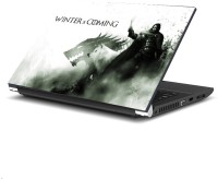Dadlace winter is coming Wolf Vinyl Laptop Decal 13.3   Laptop Accessories  (Dadlace)
