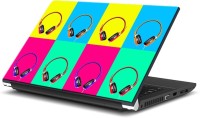 ezyPRNT Headphones and Earphones Music D (15 to 15.6 inch) Vinyl Laptop Decal 15   Laptop Accessories  (ezyPRNT)