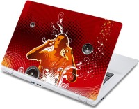 ezyPRNT Boy Listening and Dancing Music A (13 to 13.9 inch) Vinyl Laptop Decal 13   Laptop Accessories  (ezyPRNT)