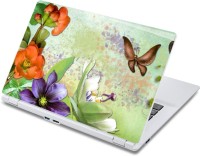 ezyPRNT Nature Butterflies Art & Painting (13 to 13.9 inch) Vinyl Laptop Decal 13   Laptop Accessories  (ezyPRNT)