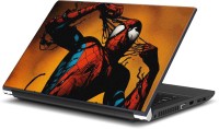 Rangeele Inkers Spiderman And Venom Vinyl Laptop Decal 15.6   Laptop Accessories  (Rangeele Inkers)
