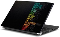 Dadlace Think Network Vinyl Laptop Decal 13.3   Laptop Accessories  (Dadlace)