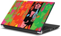 ezyPRNT Girl with Coke (15 to 15.6 inch) Vinyl Laptop Decal 15   Laptop Accessories  (ezyPRNT)